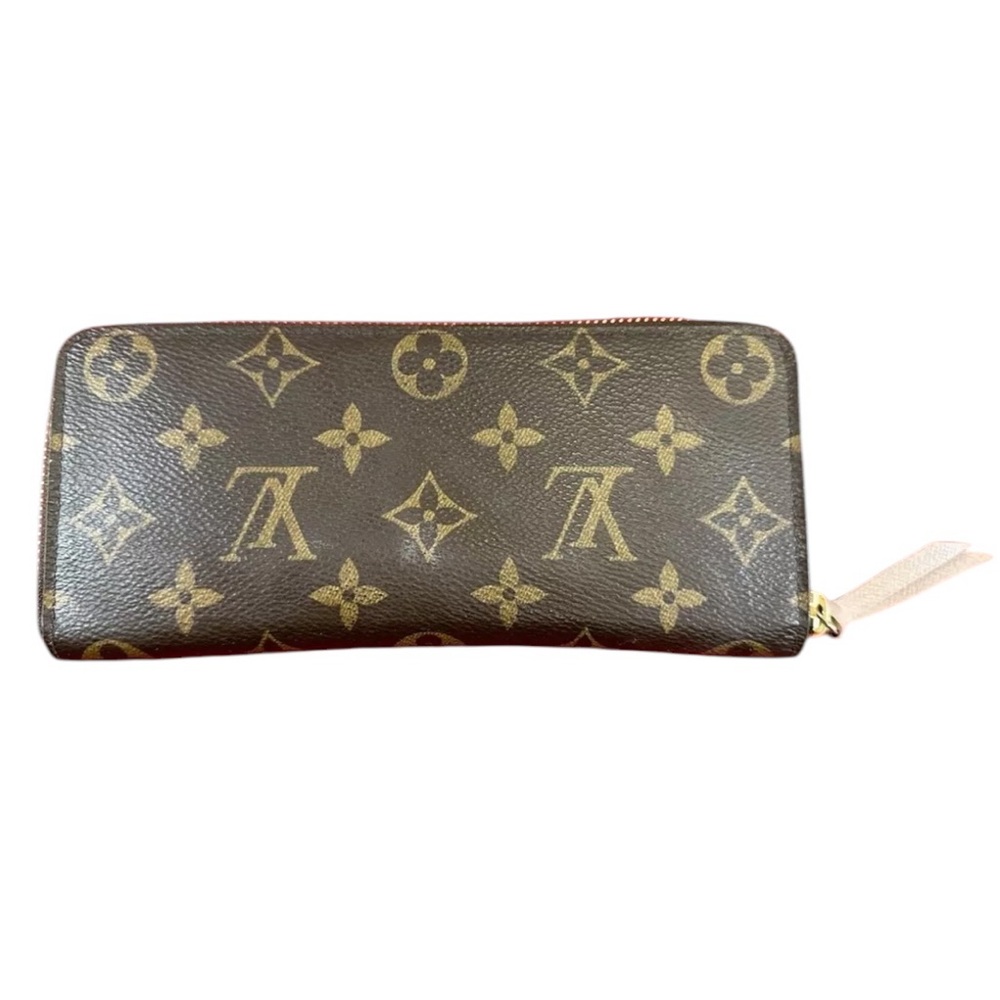 Louis Vuitton Monogram Clemence Wallet Rose Ballerine, COA, Microchipped - Picture 11 of 14
